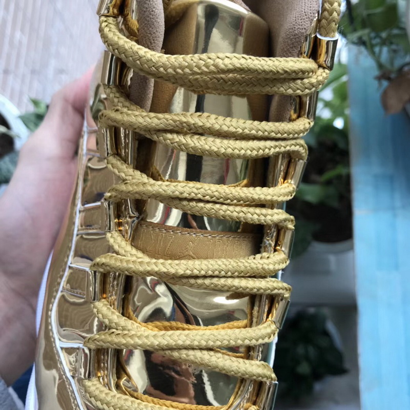 Authentic Air Jordan 11 Liquid Gold